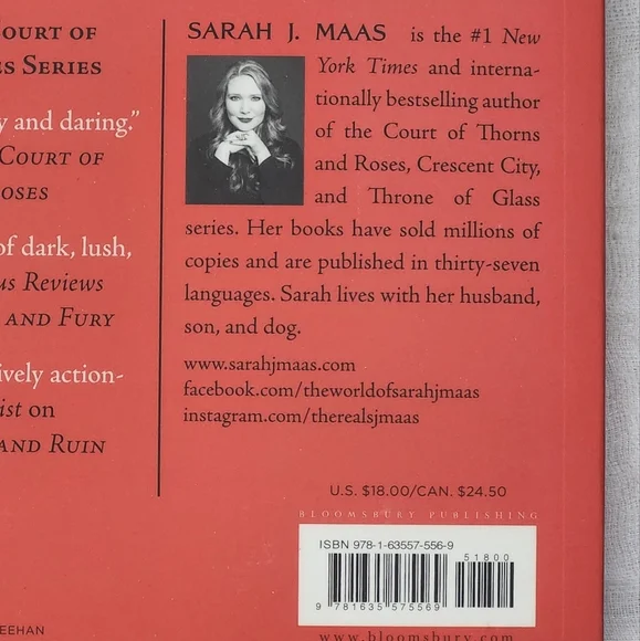Sarah J Maas - A Court of Thorns and Roses - Fantasy Romance, Young Adult, Fae - Picture 3 of 6